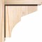 Ekena Millwork Monterey Smooth Corbel w/Backplate, Douglas Fir, 5 1/2"W x 10"D x 10"H COR06X10X10MON01SDF - alternate 3